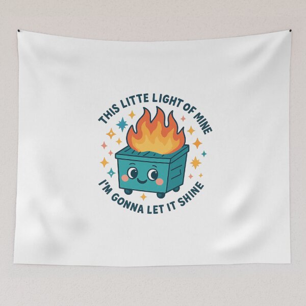 Item preview, This Little Light of Mine - Mental Health, ADHD, Autism, Anxiety Support Art, Neurodivergent and Thriving designed and sold by HEI DesignPartners.