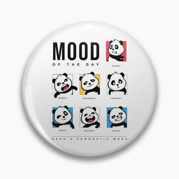 Item preview, Panda Mood of the Day - A Pandastic Week! designed and sold by Evo Desings.