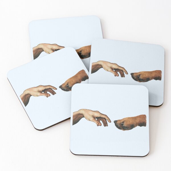 Item preview, Creation of Dog | Dog and Human Hand Creation designed and sold by lea-lani.