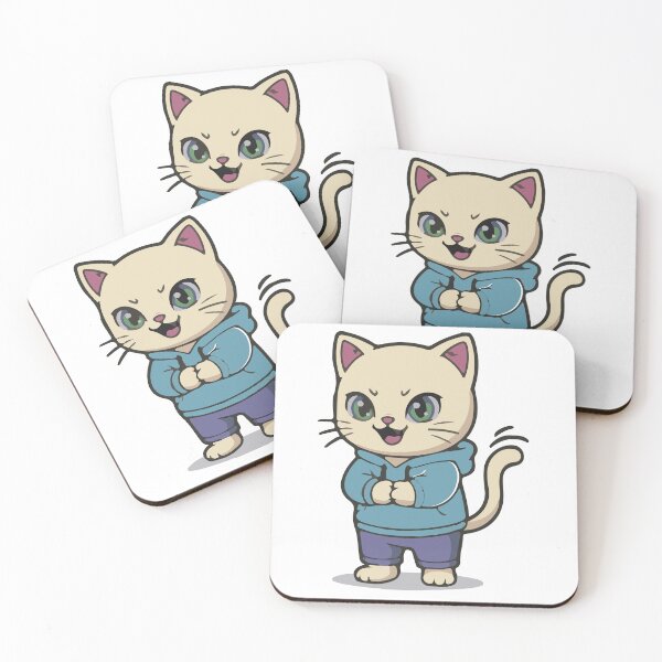 Item preview, Sparky Fluffy Kitty - Cute Cat Design designed and sold by ContextoMagico.
