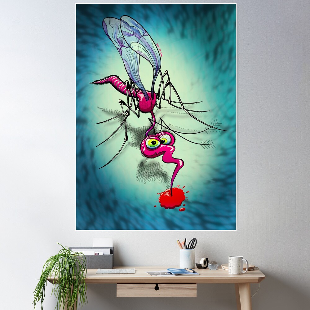 Mosquito Sucking Blood
