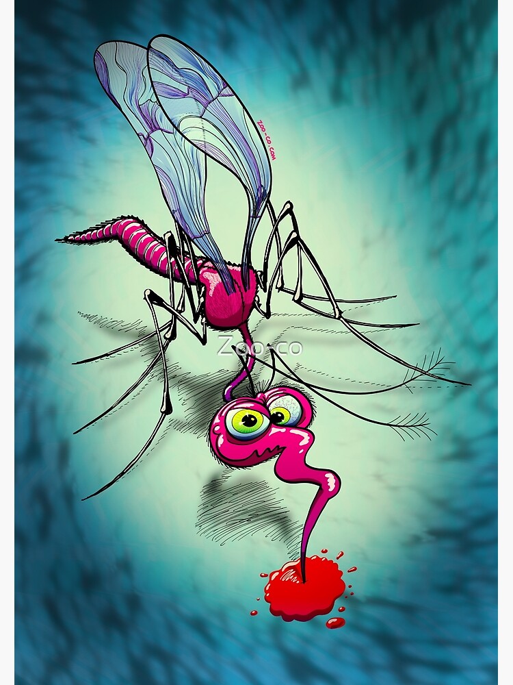 Mosquito Sucking Blood