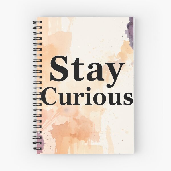 Item preview, Stay Curious Watercolor designed and sold by CTM ArtStudio.