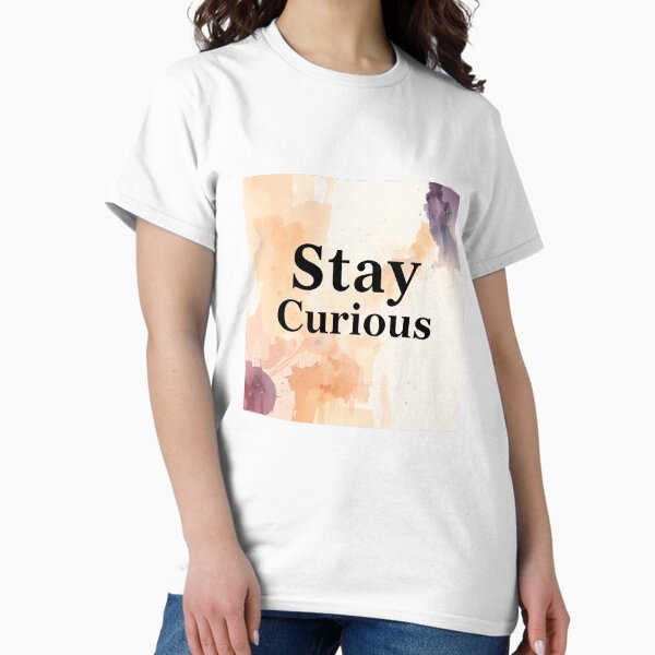 Item preview, Stay Curious Watercolor designed and sold by CTM ArtStudio.