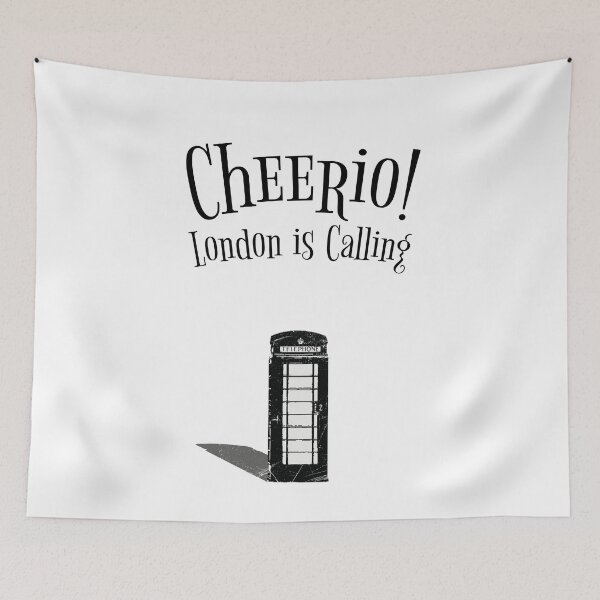 Item preview, Cheerio! London Is Calling! designed and sold by BlueRockDesigns.