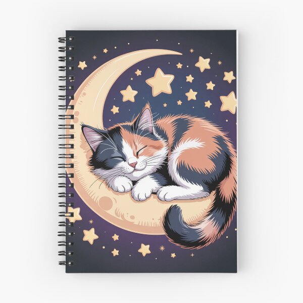 Item preview, Three-colored kitty on a crescent moon. designed and sold by Lilashakti ⭐️ ⭐️ ⭐️ ⭐️ ⭐️.