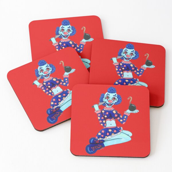 Item preview, Killer Clown Pinup Girl designed and sold by carlyscreations.