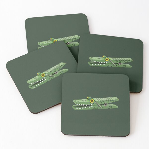 Item preview, Cute Crocodile Clothespin Art designed and sold by KiwiRider.
