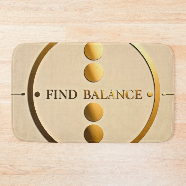 Item preview, Find Balance Linen designed and sold by CTM ArtStudio.