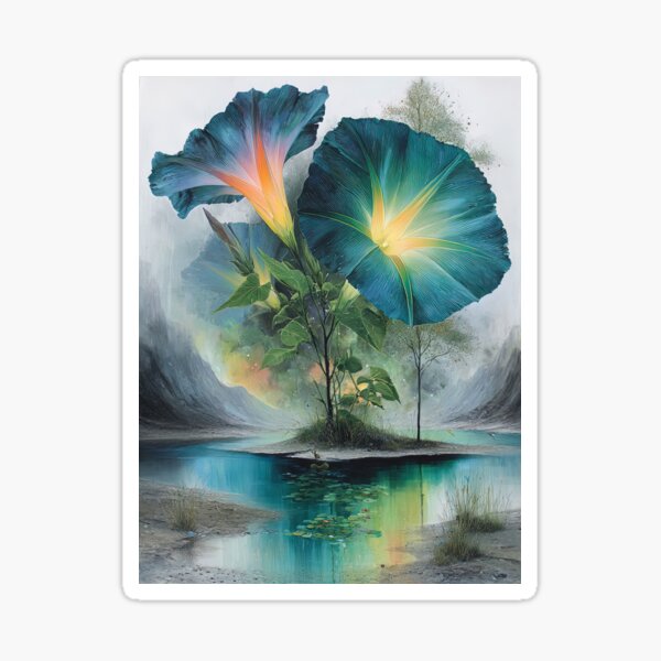 Item preview, Celestial Cascade of Irises designed and sold by bloorose.