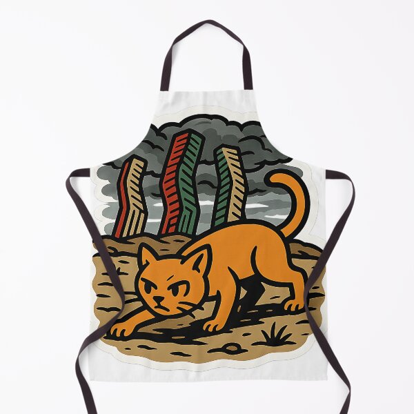 Item preview, Wary Cat in a Lost World designed and sold by Anime and 90s Style.