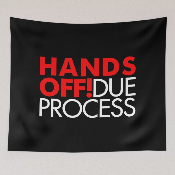 Item preview, Hands Off Due Process designed and sold by Thelittlelord.