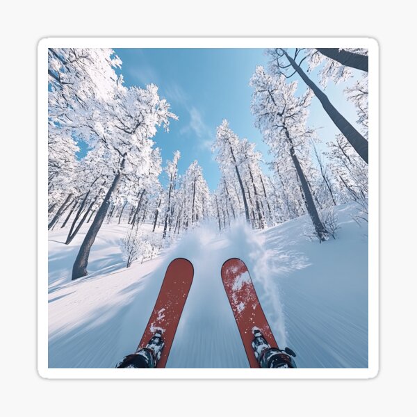 Item preview, 3D First-Person Skiing in Snow Forest designed and sold by DeepNatureLab.