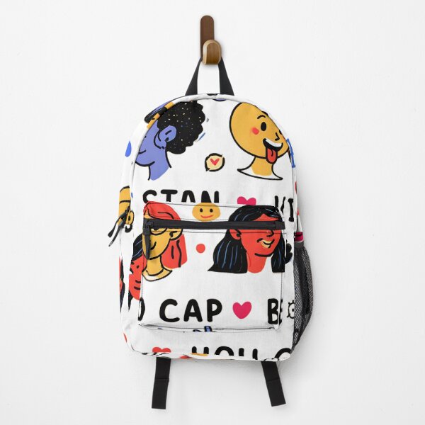 Item preview, No Cap Bestie Goated - Trendy Slang Art with Diverse Characters and Positive Vibes designed and sold by AnnDesignStudio.