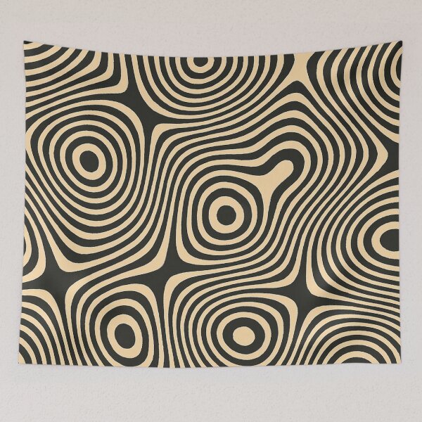Item preview, Fluid Concentric Circles – Hypnotic Abstract Pattern designed and sold by Creative Lab by JMC .