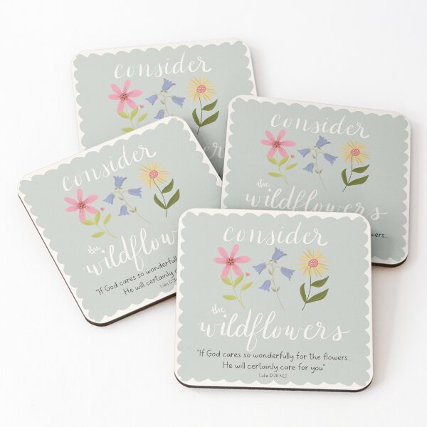 Item preview, Consider the Wildflowers - Luke 12:28 designed and sold by Willow & Grace Designs.