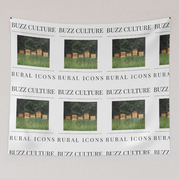 Item preview, BUZZ CULTURE - Rural Icons Beekeeping Hives designed and sold by Leaf & Layer.