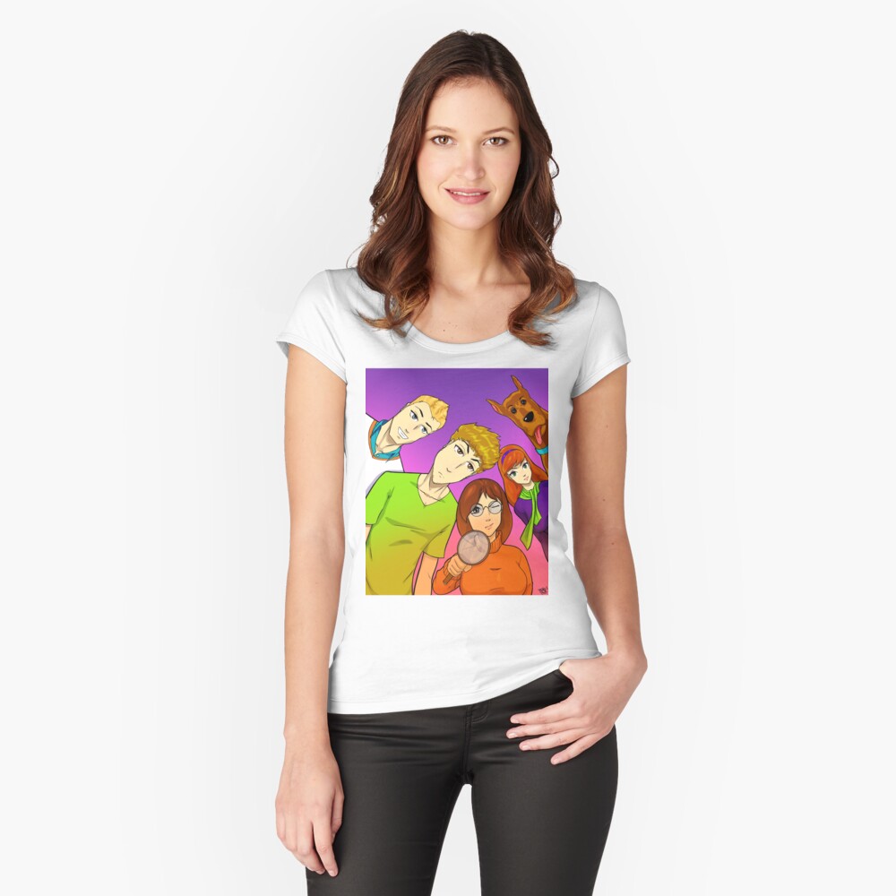 Item preview, Fitted Scoop T-Shirt designed and sold by Reflex76.