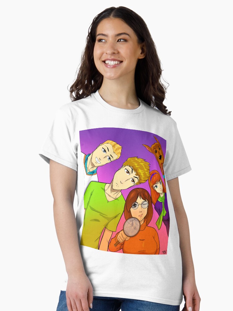 Thumbnail 2 of 7, Classic T-Shirt, Scooby Doo Anime designed and sold by Reflex76.