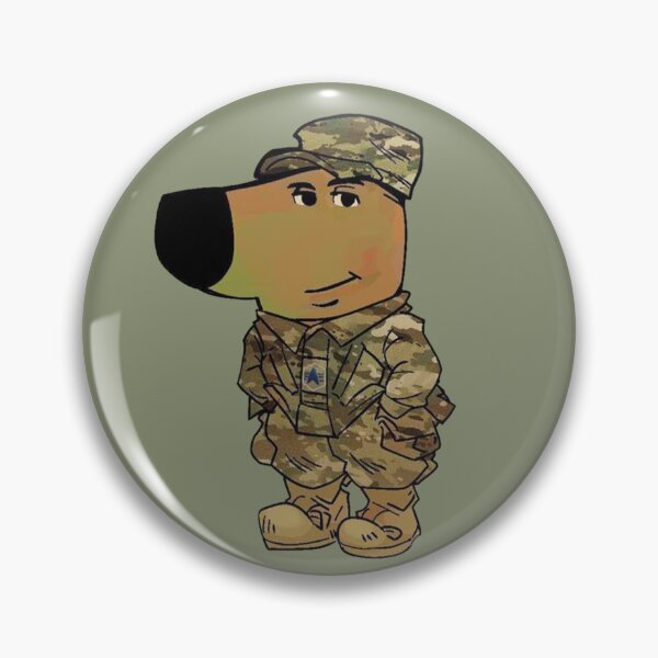 Item preview, Military chill guy designed and sold by Poptsy-Ez.