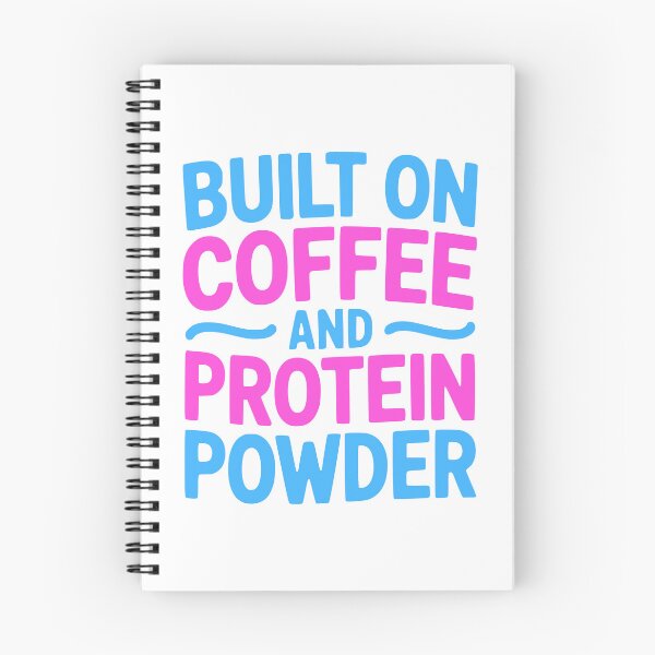 Item preview, Built On Coffee And Protein! Pink Gym Girl designed and sold by PMCreative.