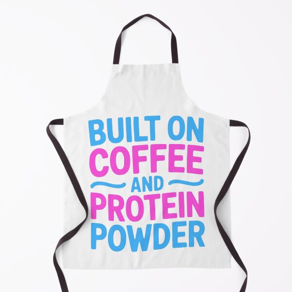 Item preview, Built On Coffee And Protein! Pink Gym Girl designed and sold by PMCreative.