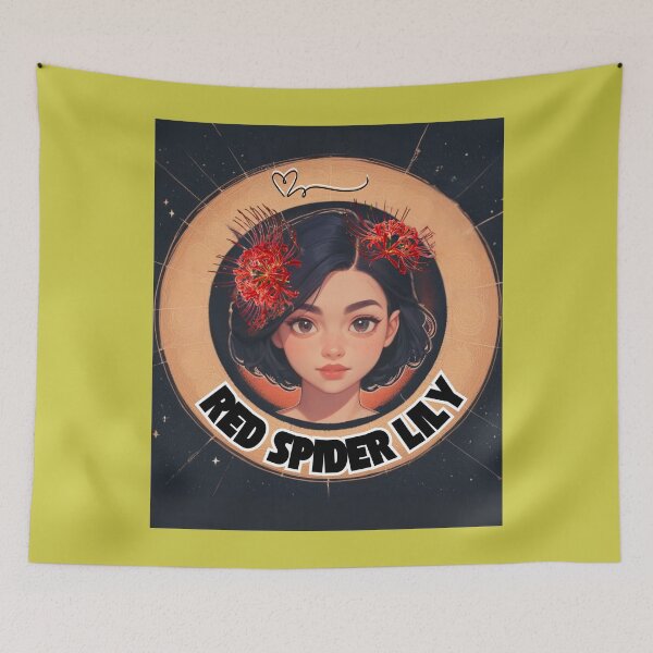 Item preview, BEAUTIFUL, SPIDER LILY, RED designed and sold by amazouz1.