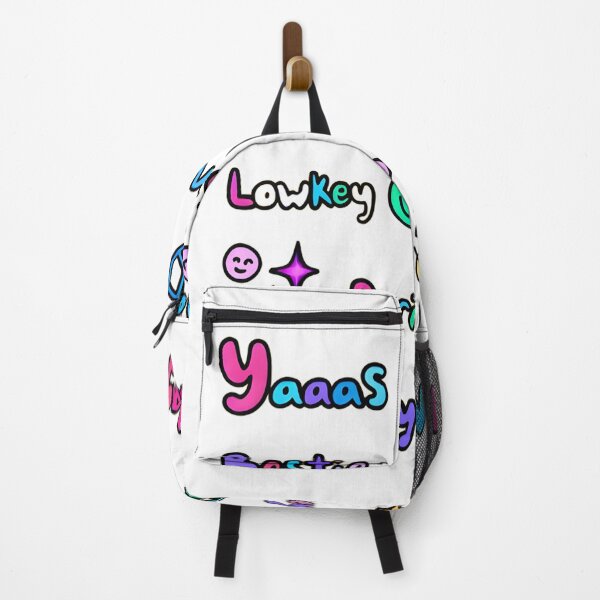 Item preview, Trendy Internet Slang Sticker Pack - Yaaas Bestie Stan Slay Lowkey Highkey Vibes designed and sold by AnnDesignStudio.