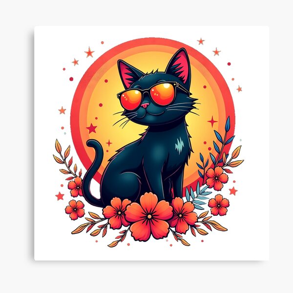 Item preview,  Retro Style Cat designed and sold by a2zbuyshop.