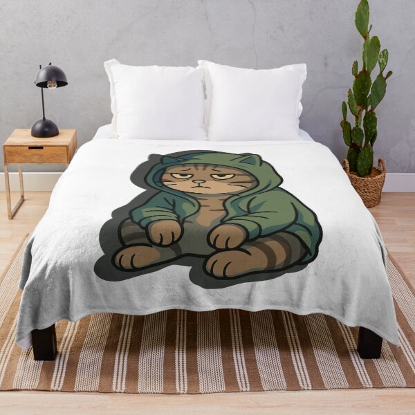 Item preview, Sad Tabby Cat – Emotional Cartoon with Deep Feelings designed and sold by PierrelyHO.