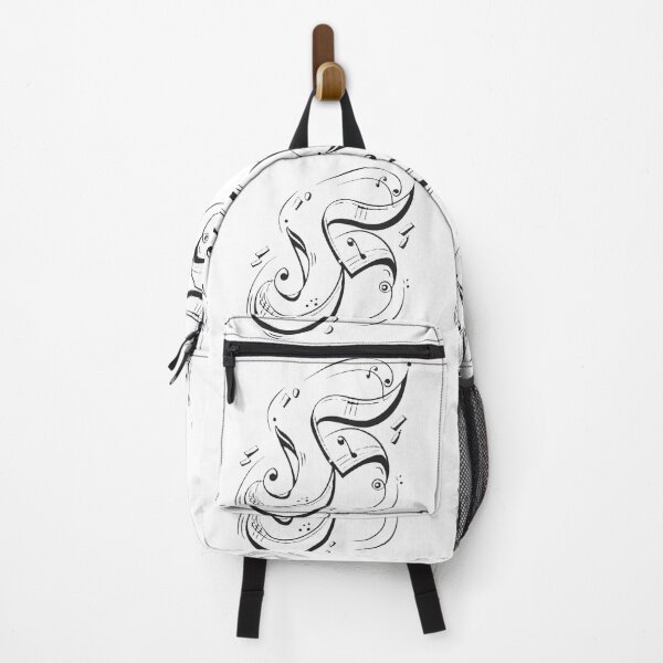 Item preview, Abstract Musical Composition black and white illustration designed and sold by ART ATTACK ZONE.