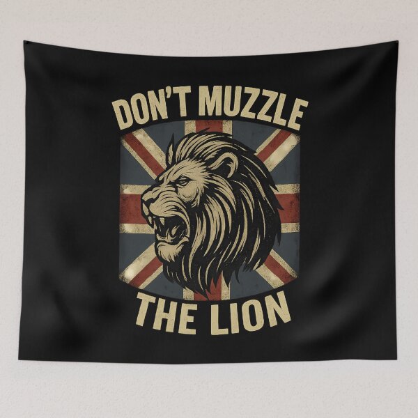 Item preview, Don't Muzzle the Lion designed and sold by JesterKrewArt.