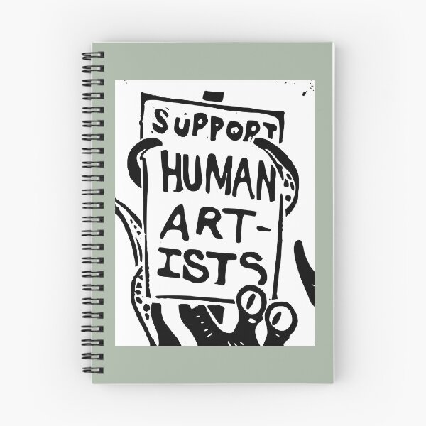 Item preview, Support Human Artists designed and sold by RabbiVole.