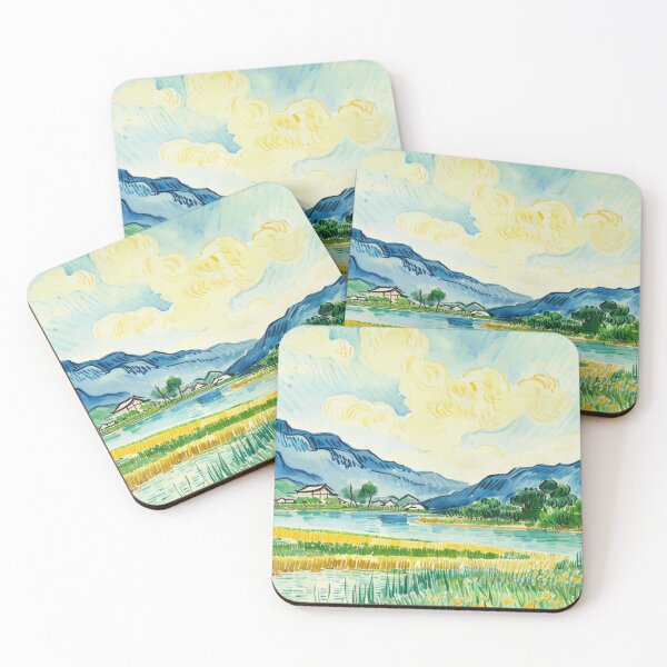 Item preview,  venford reservoir2（watercolour + AI) designed and sold by artsmeow.