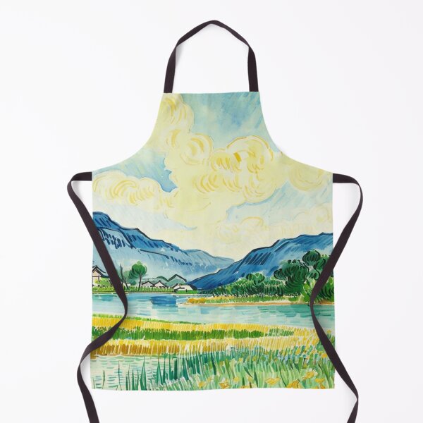 Item preview, venford reservoir2(watercolour + AI) designed and sold by artsmeow.