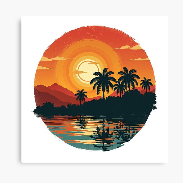 Item preview, Retro nature river environment designed and sold by a2zbuyshop.