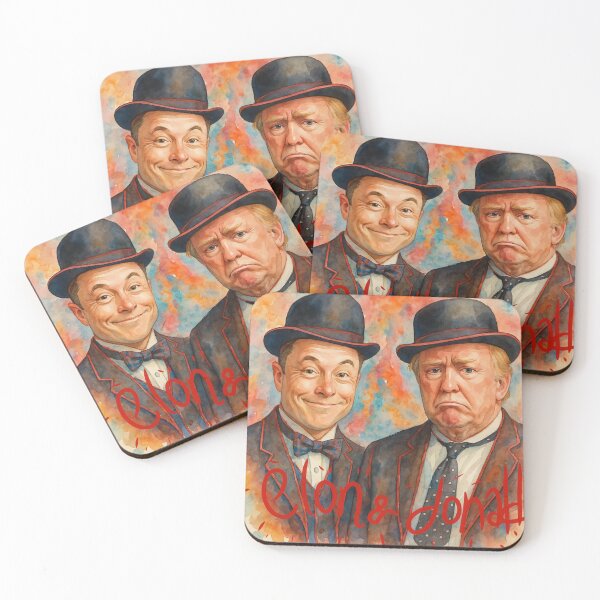 Item preview, modern duo:elon&donald  designed and sold by omfardostyle.