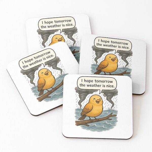 Item preview, "Hopeful Bird in Chaotic Weather" designed and sold by Elisant.