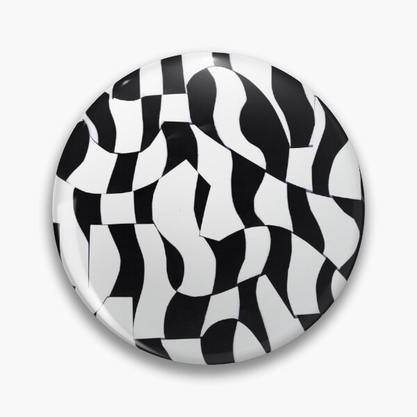 Item preview, Hand Woven Paper Geometric Black and White designed and sold by Sharon Schwalbe.
