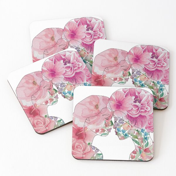 Item preview, Intimacy - Romantic Watercolour and Line Art Fusion  designed and sold by AquaPixelFusion.