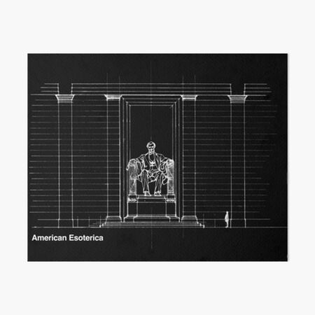That Abe - So Sketchy and White Art Board Print