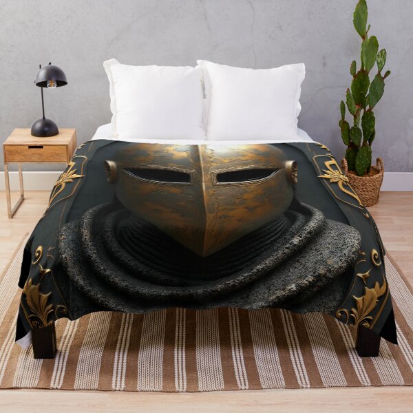 Item preview, Valiant Guardian: Medieval Knight Helmet designed and sold by ShadowAndSlate.