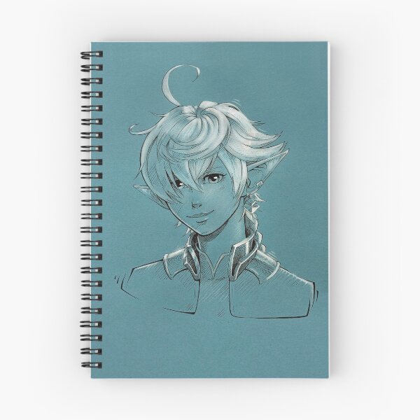 Item preview, Alphinaud Monochrome Portrait designed and sold by Lynzendra.