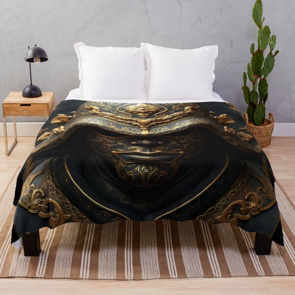 Item preview, Shadow Warrior: Intricate Samurai Mask designed and sold by ShadowAndSlate.