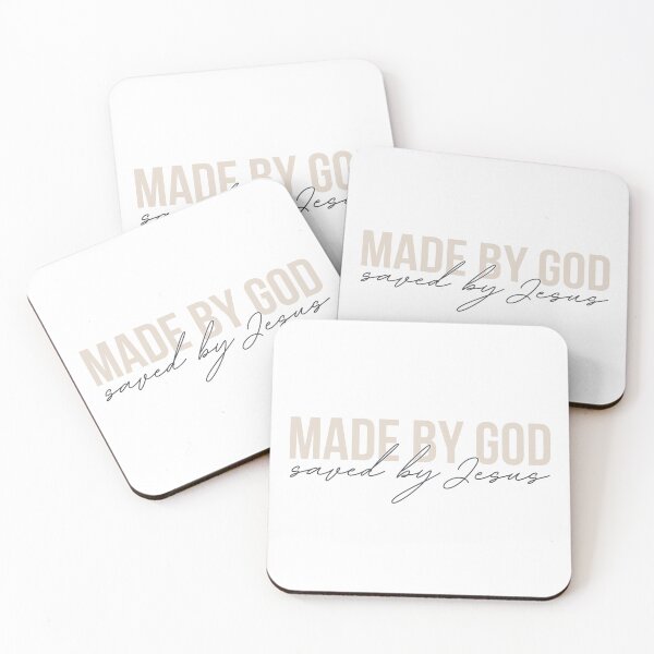 Item preview, Made by God - Saved by Jesus designed and sold by Agit.