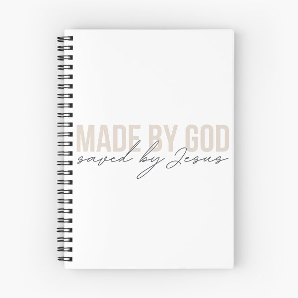 Item preview, Made by God - Saved by Jesus designed and sold by Agit.