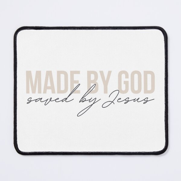 Item preview, Made by God - Saved by Jesus designed and sold by Agit.