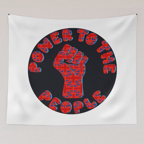 Item preview, Power to the People - Union Jack Flag designed and sold by KateVanFloofno1.