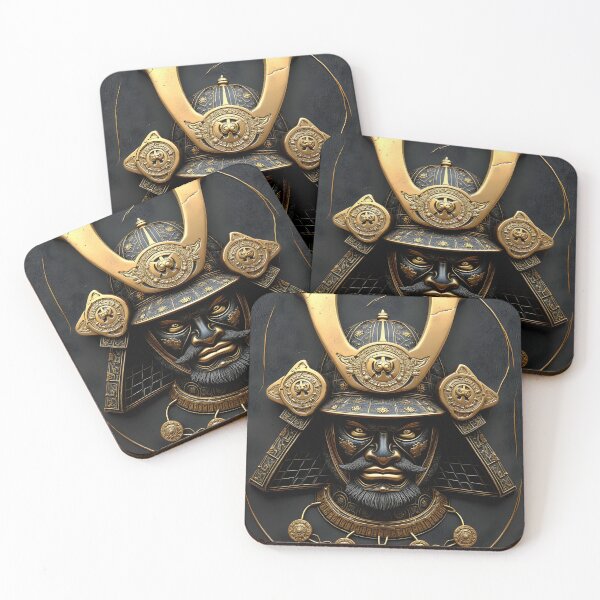 Item preview, Golden Bushido: Majestic Samurai Helmet designed and sold by ShadowAndSlate.