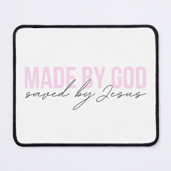 Item preview, Made by God - Saved by Jesus designed and sold by Agit.